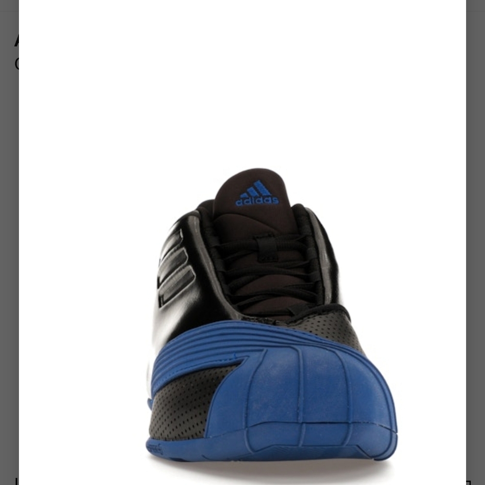 Adidas T-MAC 1 size 13 NWT BLK & Blue New in Box - Picture 2 of 4